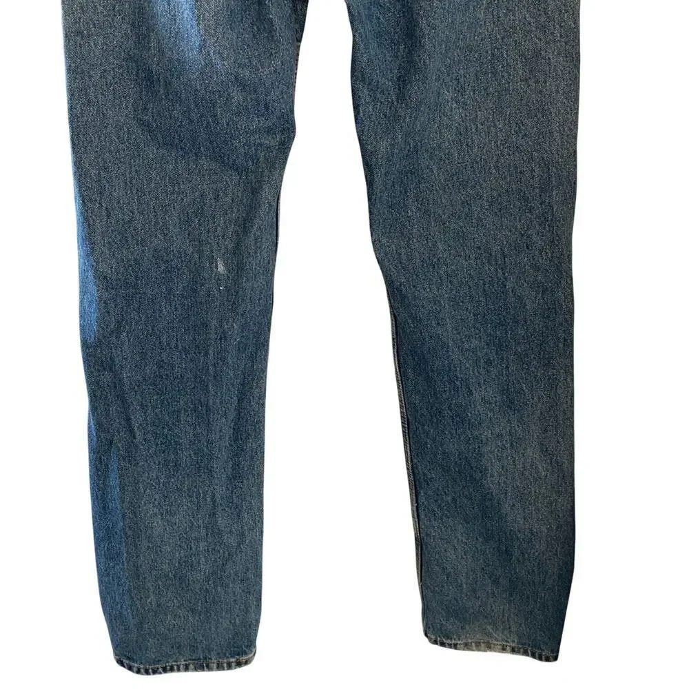 Levis Jeans Men's 505 33x36 Regular Straight Denim Work Pant Medium Stone Cotton